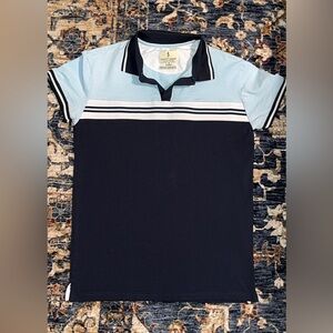 Scott James Light Blue Polo Shirt Short Sleeve Men’s Size Small